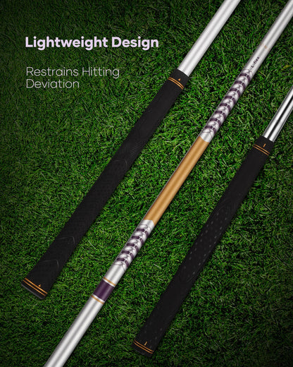 Complete Golf Clubs Package 8 Club Set for Men Woman Right Handed True Temper Steel Shafts Putter Stand Bag and 3 H C Bonus Head